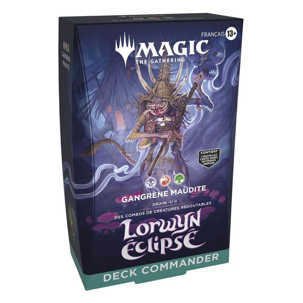 Magic the Gathering Lorwyn éclipsé Commander Decks Display (4) french