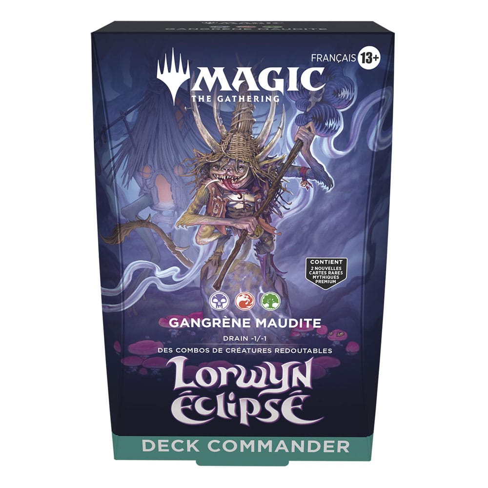 Magic the Gathering Lorwyn éclipsé Commander Decks Display (4) french