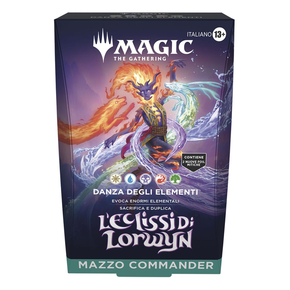 Magic the Gathering L'Eclissi di Lorwyn Commander Decks Display (4) italian