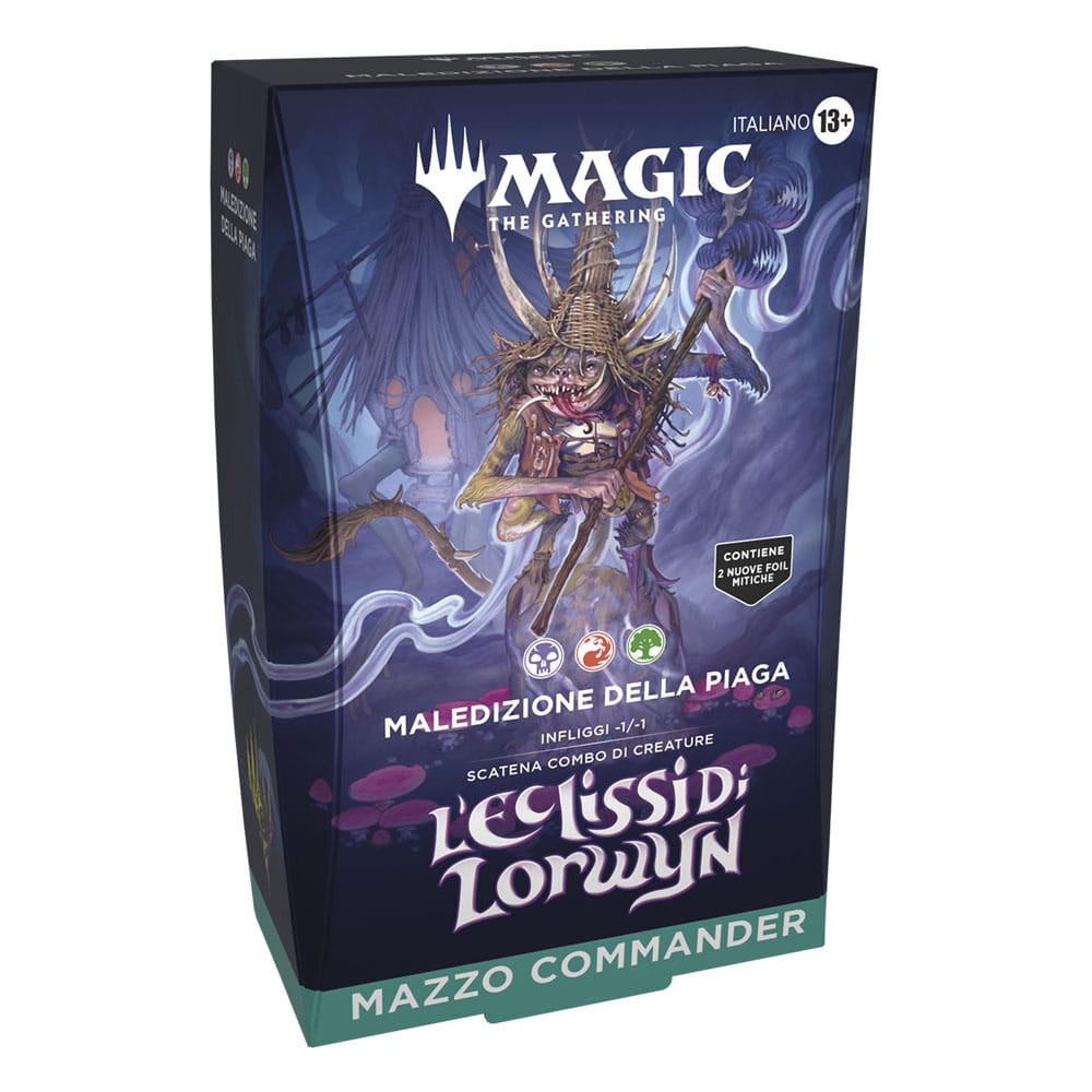 Magic the Gathering L'Eclissi di Lorwyn Commander Decks Display (4) italian