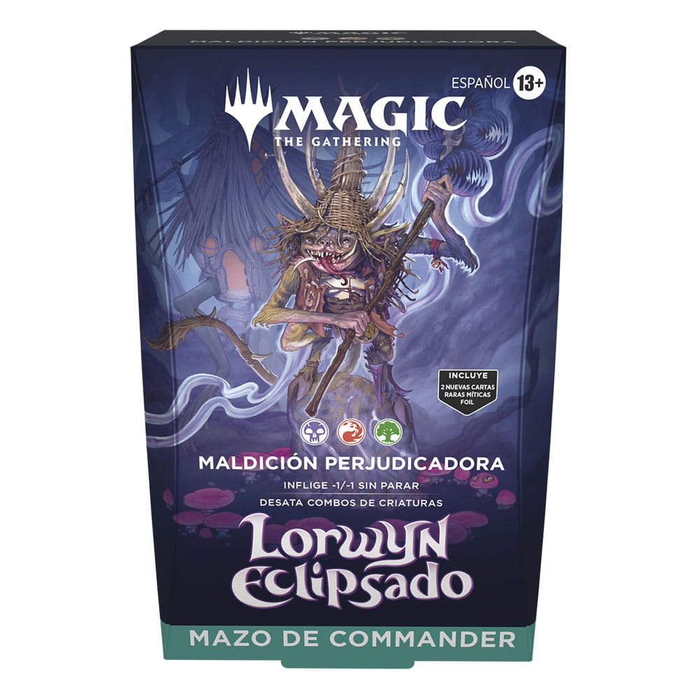 Magic the Gathering Lorwyn eclipsado Commander Decks Display (4) spanish