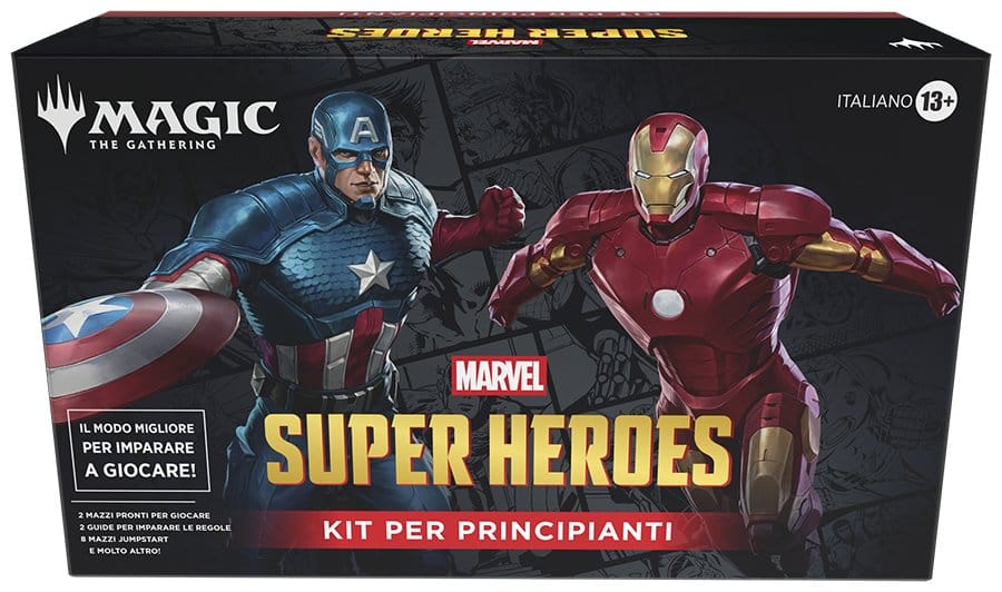Magic the Gathering Marvel Super Heroes Beginner Box Case (3) italian