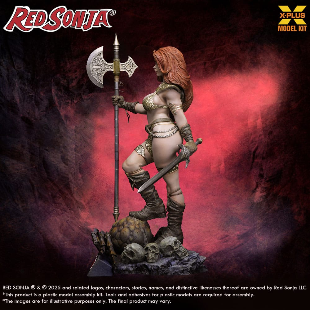 Red Sonja Plastic Model Kit 1/8 Red Sonja reissue 27 cm