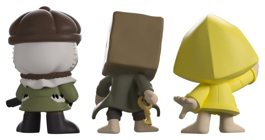 Little Nightmares II Minitooz 3-Pack Mono, Six & Hunter 7 cm