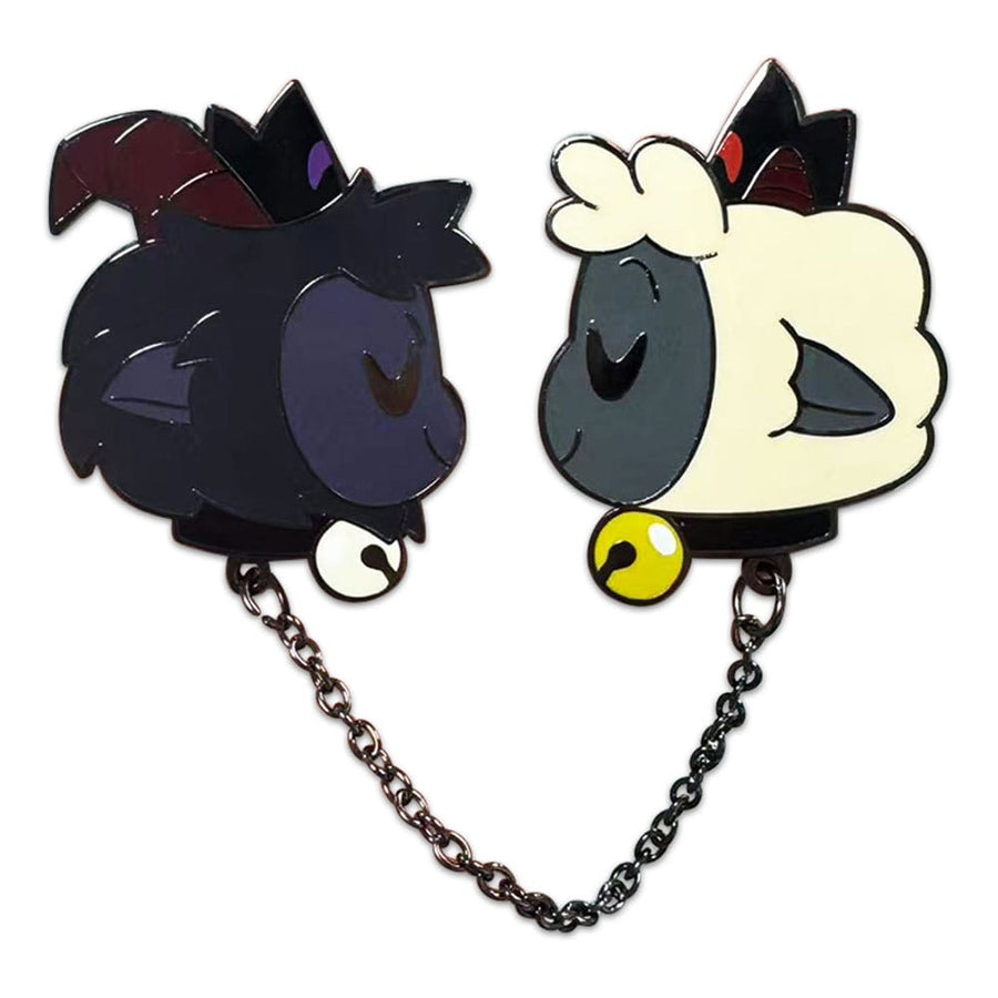 Cult of The Lamb Pin Badge Goat & Lamb 5 cm