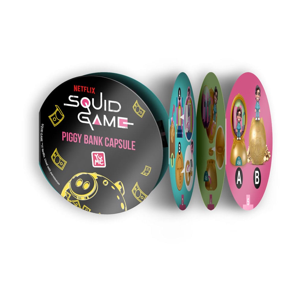 Squid Game Capsule Collectible Banks Assortment (6)