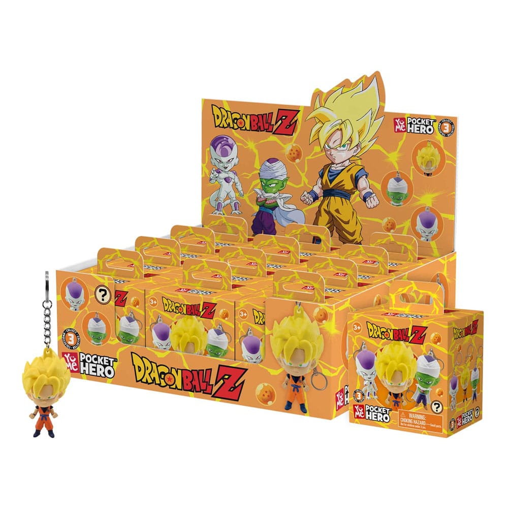 Dragon Ball Z Pocket Hero Keychain Series 1 Blind Box Display (12)