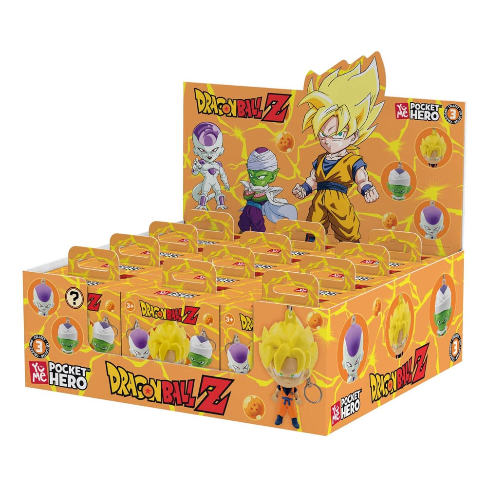 Dragon Ball Z Pocket Hero Keychain Series 1 Blind Box Display (12)