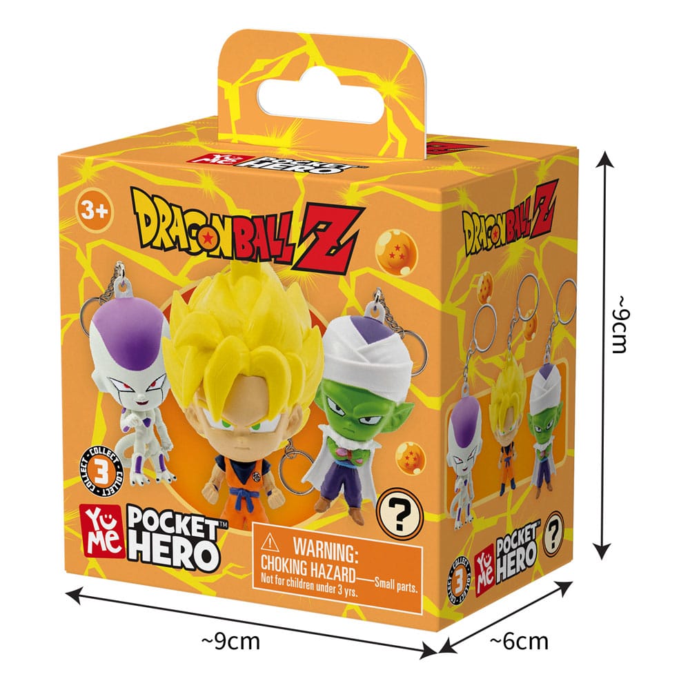 Dragon Ball Z Pocket Hero Keychain Series 1 Blind Box Display (12)