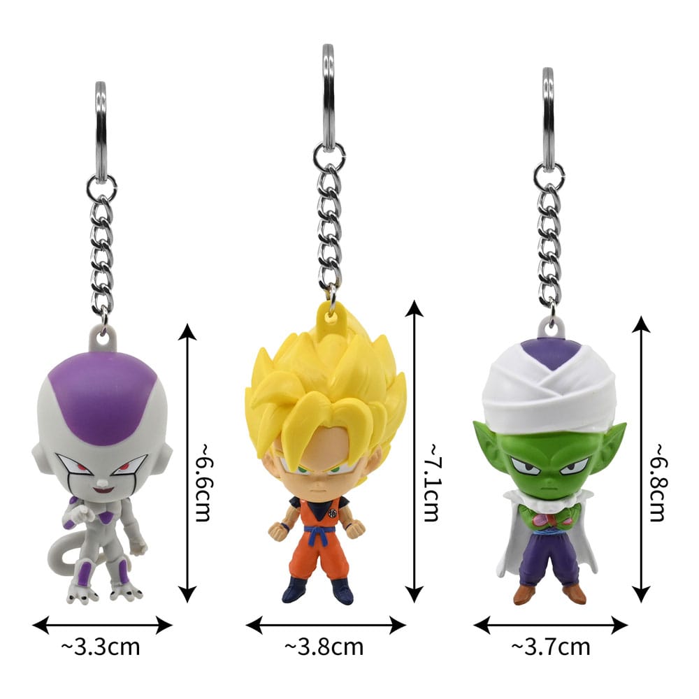 Dragon Ball Z Pocket Hero Keychain Series 1 Blind Box Display (12)