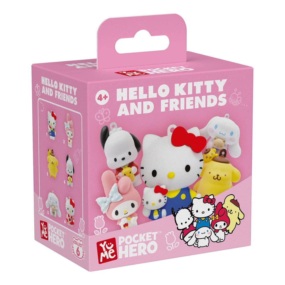 Sanrio Pocket Hero Keychain Hello Kitty and Friends Series 1 Blind Box Display (12)