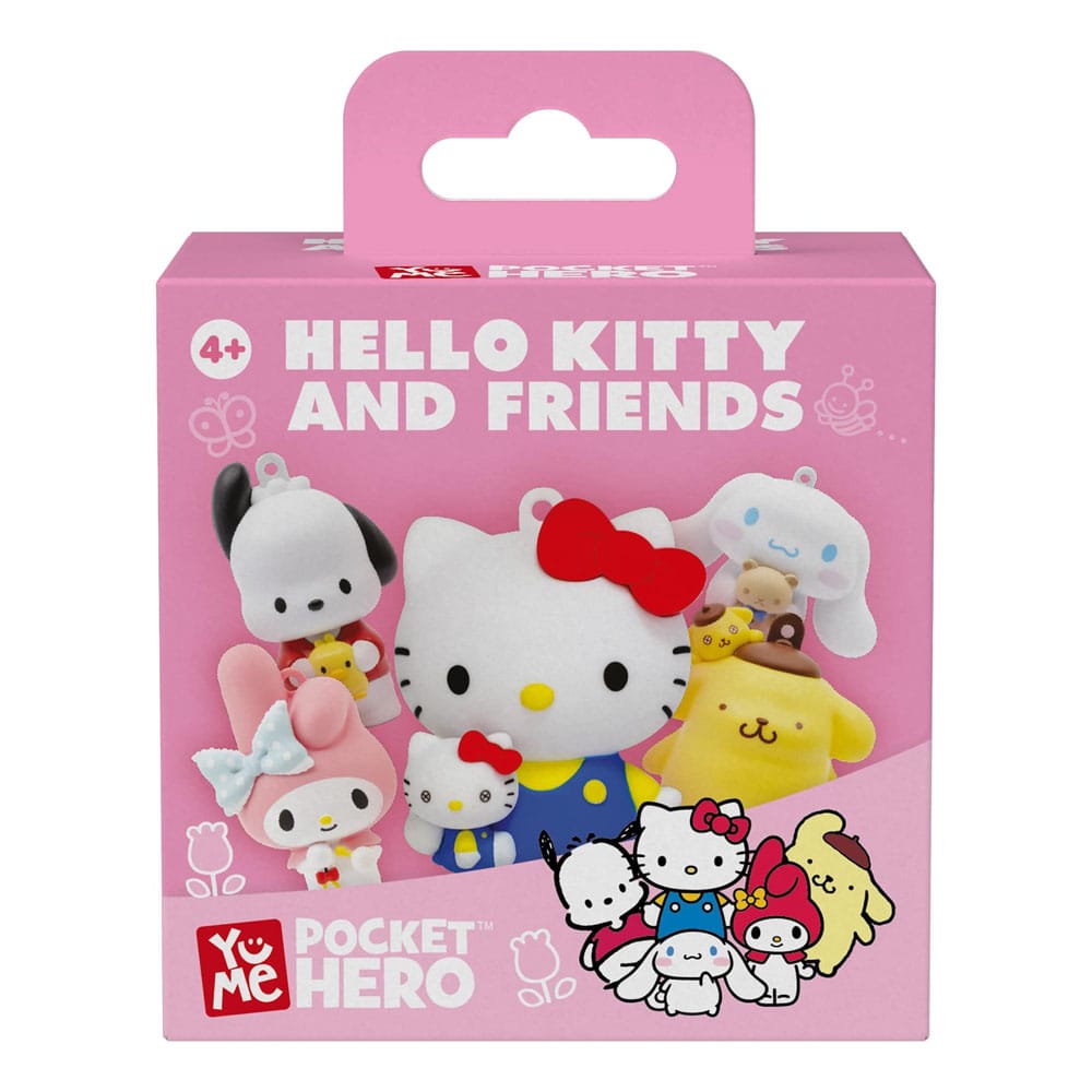Sanrio Pocket Hero Keychain Hello Kitty and Friends Series 1 Blind Box Display (12)
