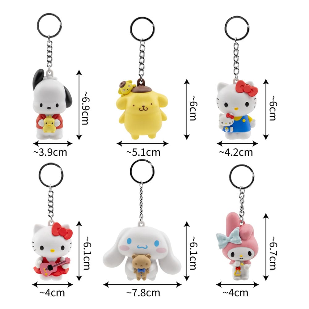 Sanrio Pocket Hero Keychain Hello Kitty and Friends Series 1 Blind Box Display (12)