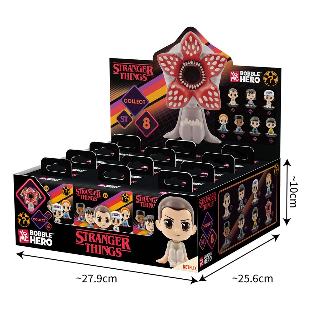 Stranger Things Bobble Hero Bobble-Head 6 cm Display (12)
