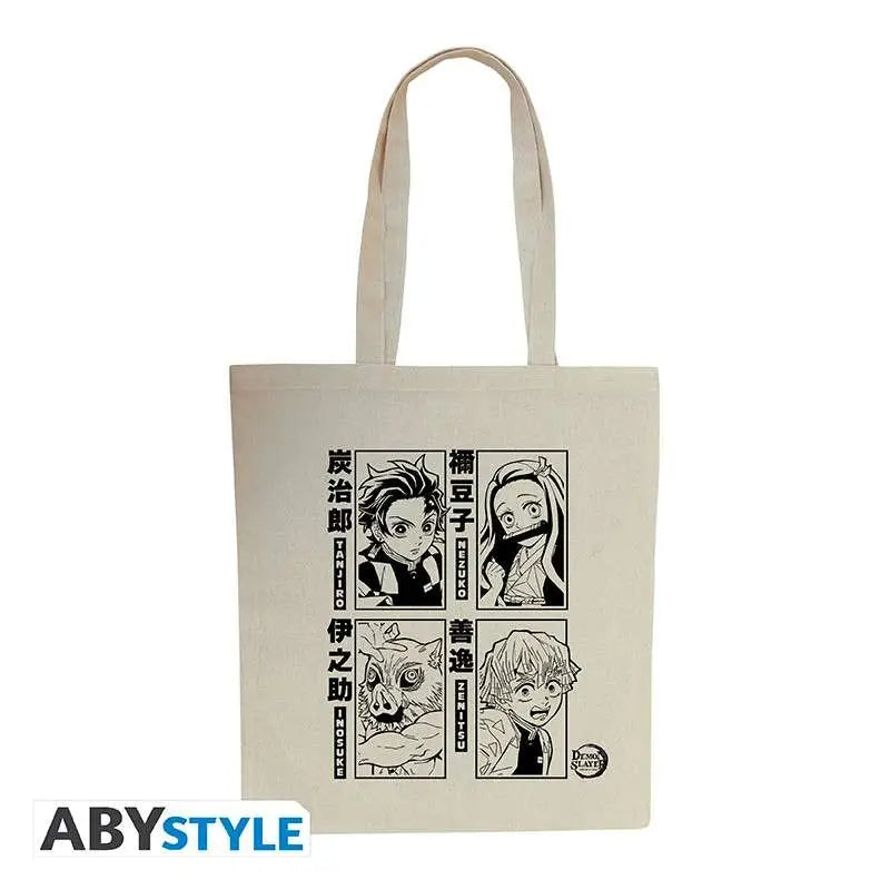 Demon Slayer Tanjiro Nezuko Zenitsu & Inosuke Tote Bag