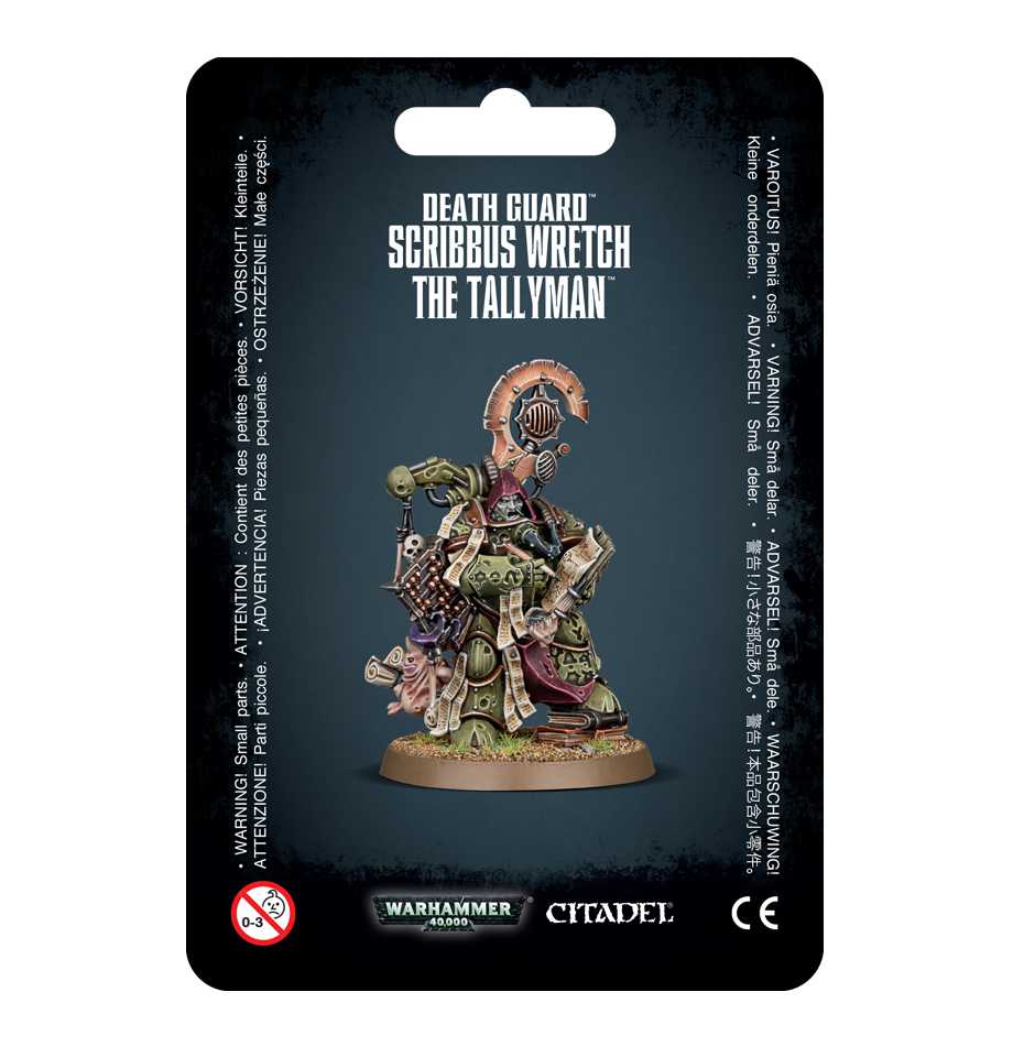Death Guard - Scribbus Wretch the Tallyman