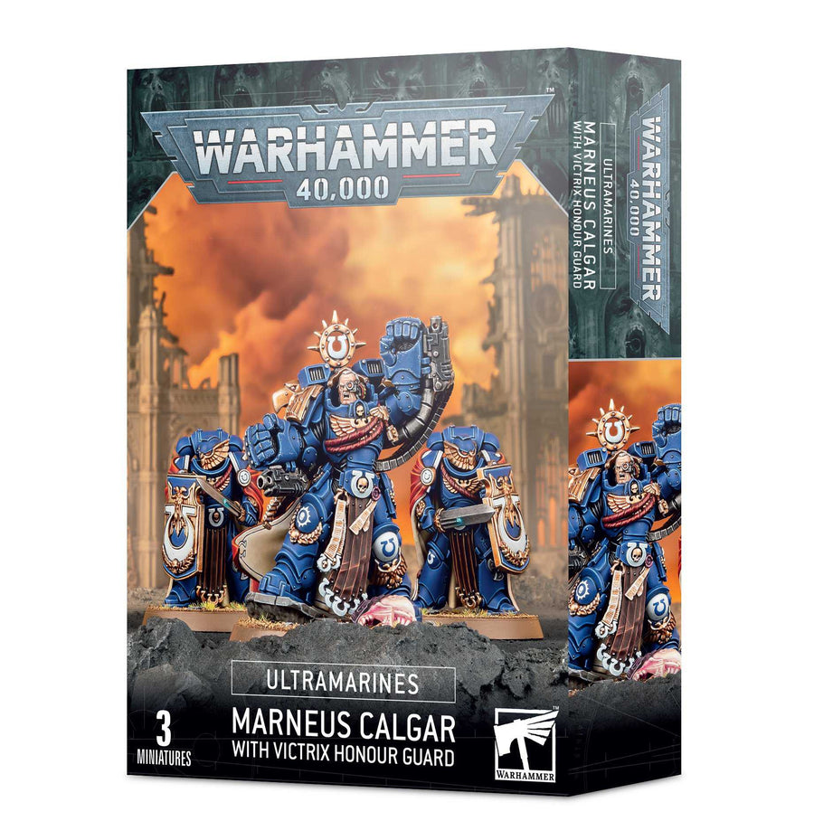 Space Marines - Ultramarines Marneus Calgar with Victrix Honour Guard