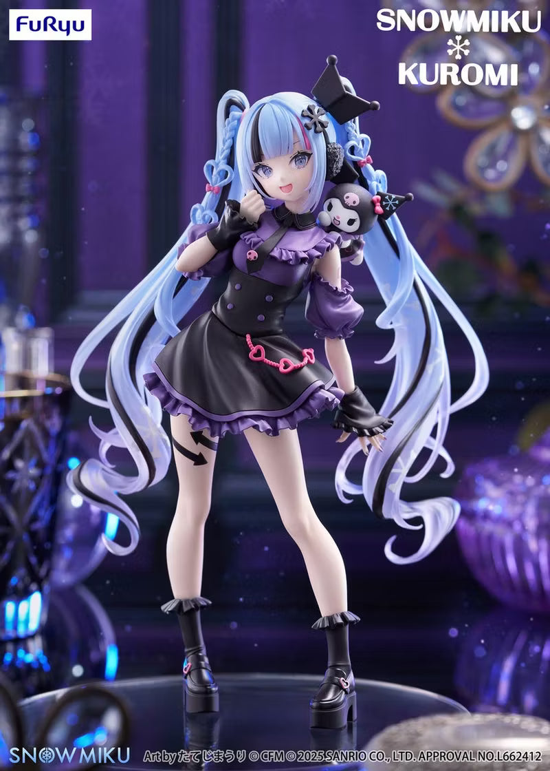 Hatsune Miku Trio-Try-iT PVC Statue Kuromi x Snow Miku