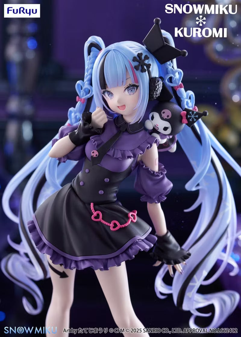 Hatsune Miku Trio-Try-iT PVC Statue Kuromi x Snow Miku