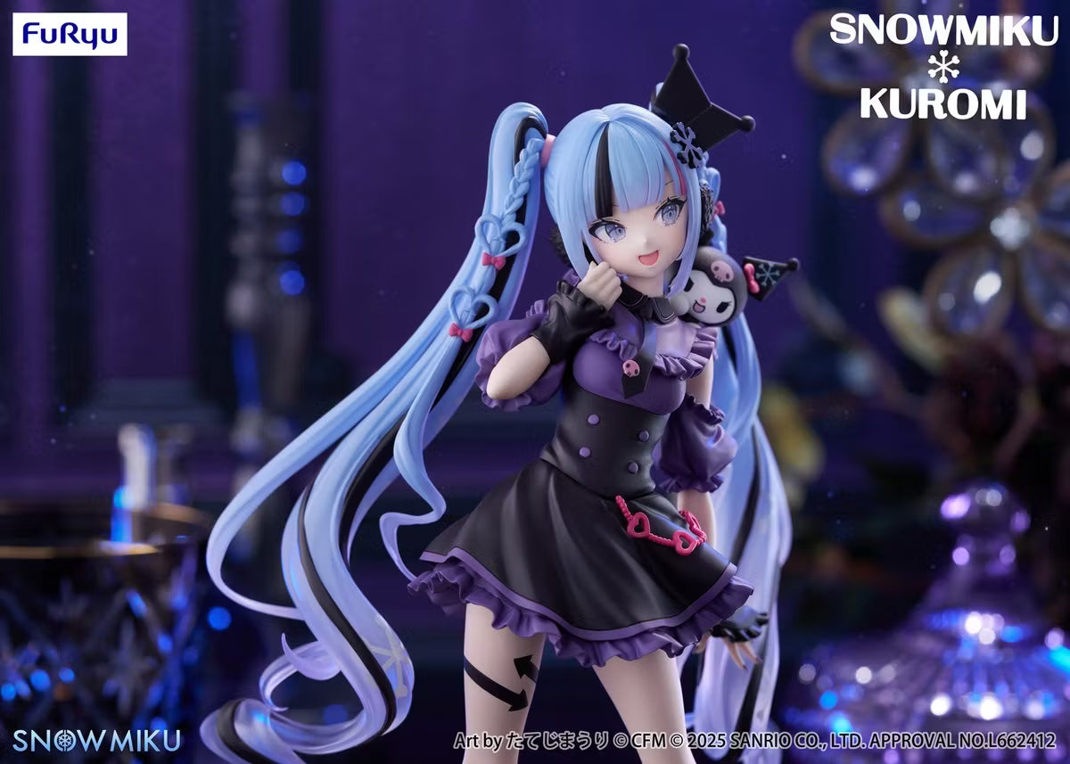Hatsune Miku Trio-Try-iT PVC Statue Kuromi x Snow Miku