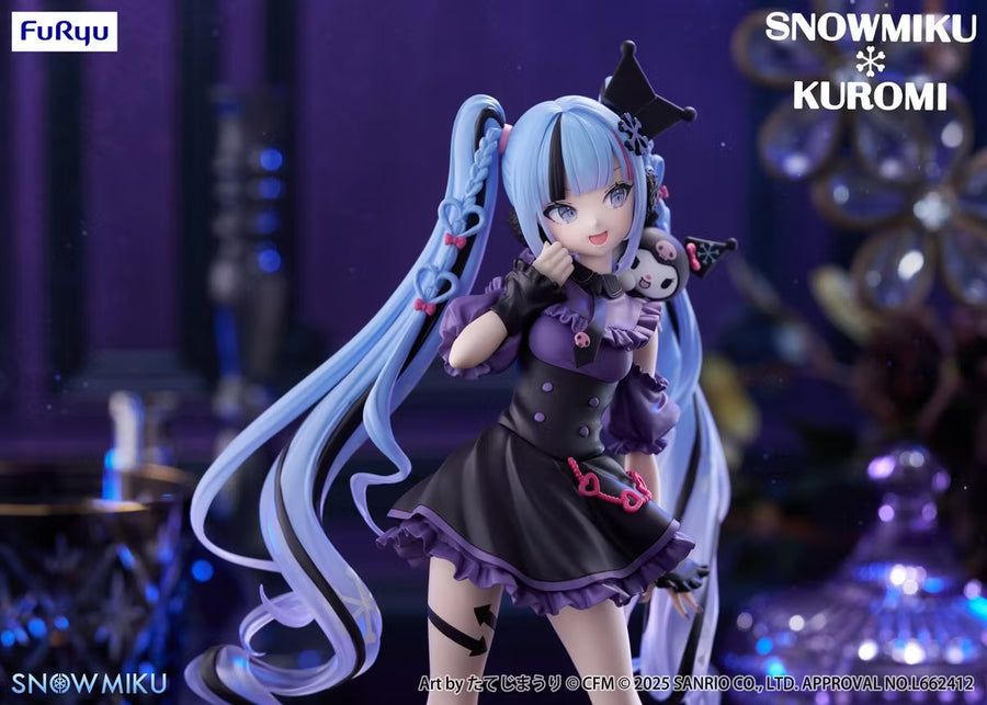 Hatsune Miku Trio-Try-iT PVC Statue Kuromi x Snow Miku