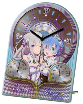 Emilia & Rem (Re:ZERO -Starting Life in Another World) Dieclock Acrylic Clock