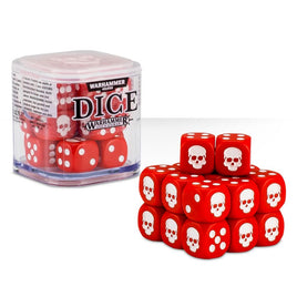 Warhammer: Citadel Dice Red