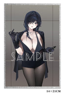 Ishimi Yokoyama (Original Character) Black One-piece Dress Version, illustration by Bara