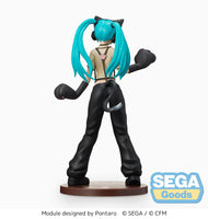 Hatsune Miku (Vocaloid) Super Premium Figure, Project DIVA Arcade Future Tone, Kitty Cat Version