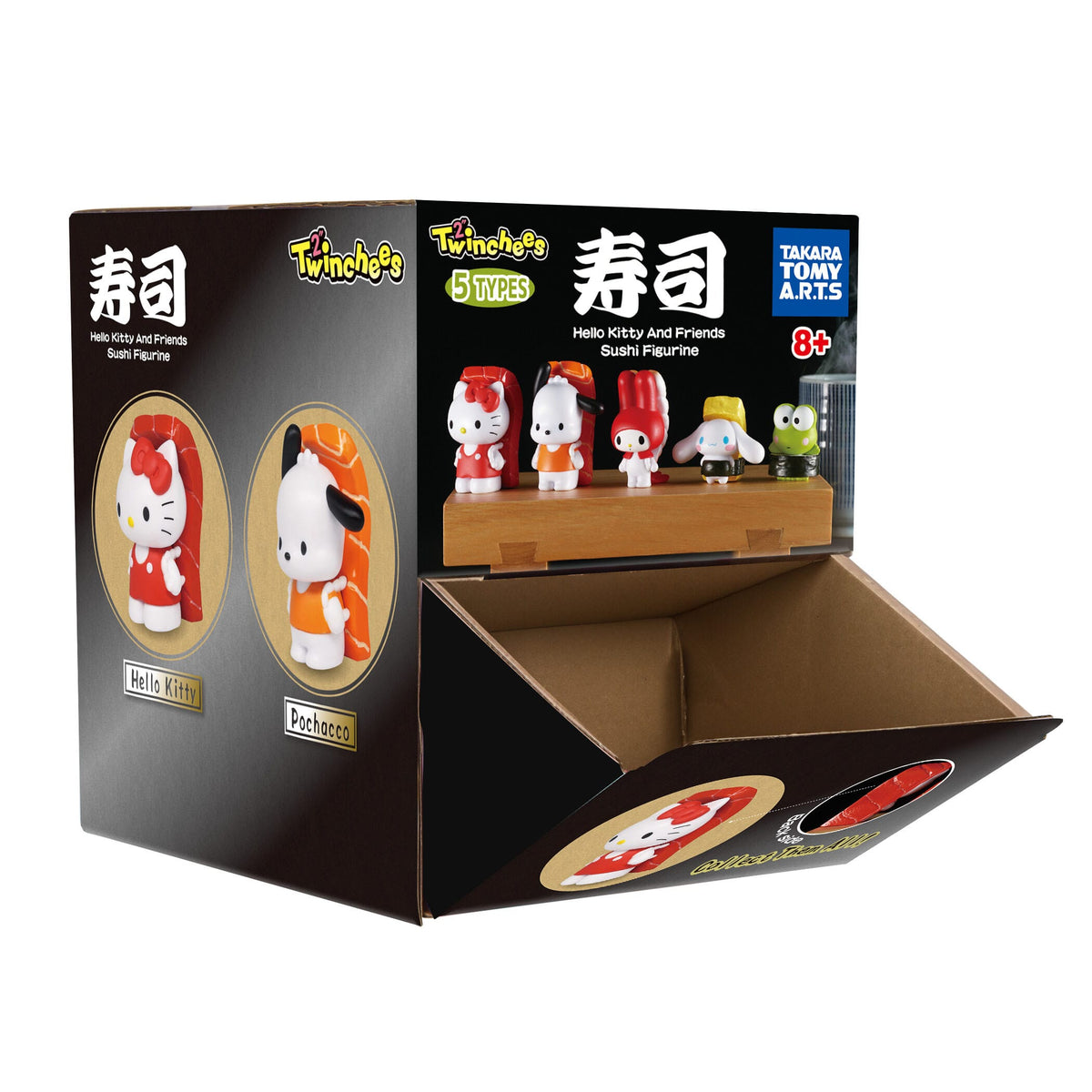 Sanrio Twinchees Mini Figures Hello Kitty & Friends Sushi Kawai 5 cm (1)