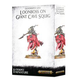 Gloomspite Gitz - Loonboss on Giant Cave Squig