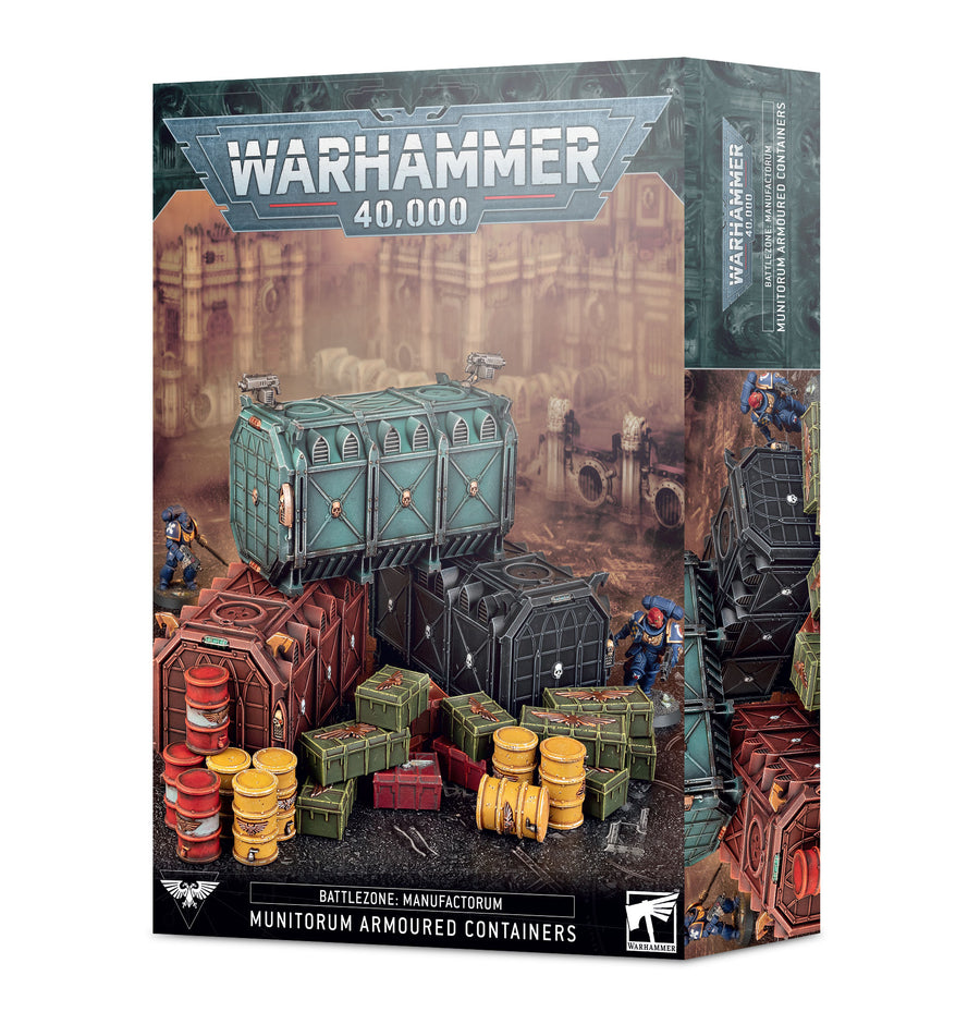 Warhammer 40K - Battlezone - Manufactorum Munitorum Armoured Containers