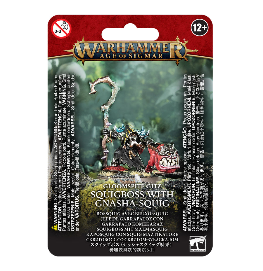 Gloomspite Glitz - Squigboss with Gnasha-Squig
