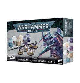 Warhammer 40K - Tyranid Termagants and Ripper Swarm + Paint Set