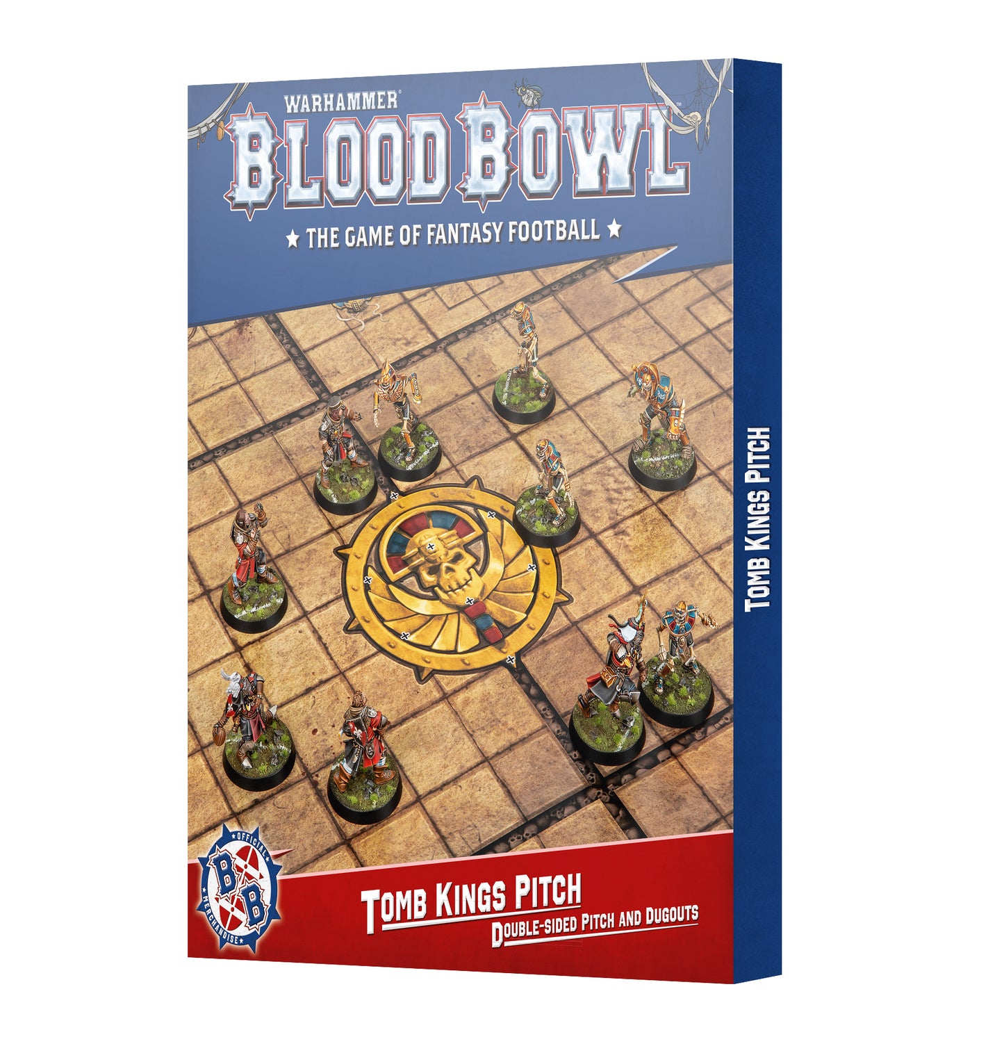 Blood Bowl - Tomb Kings Team Pitch & Dugouts
