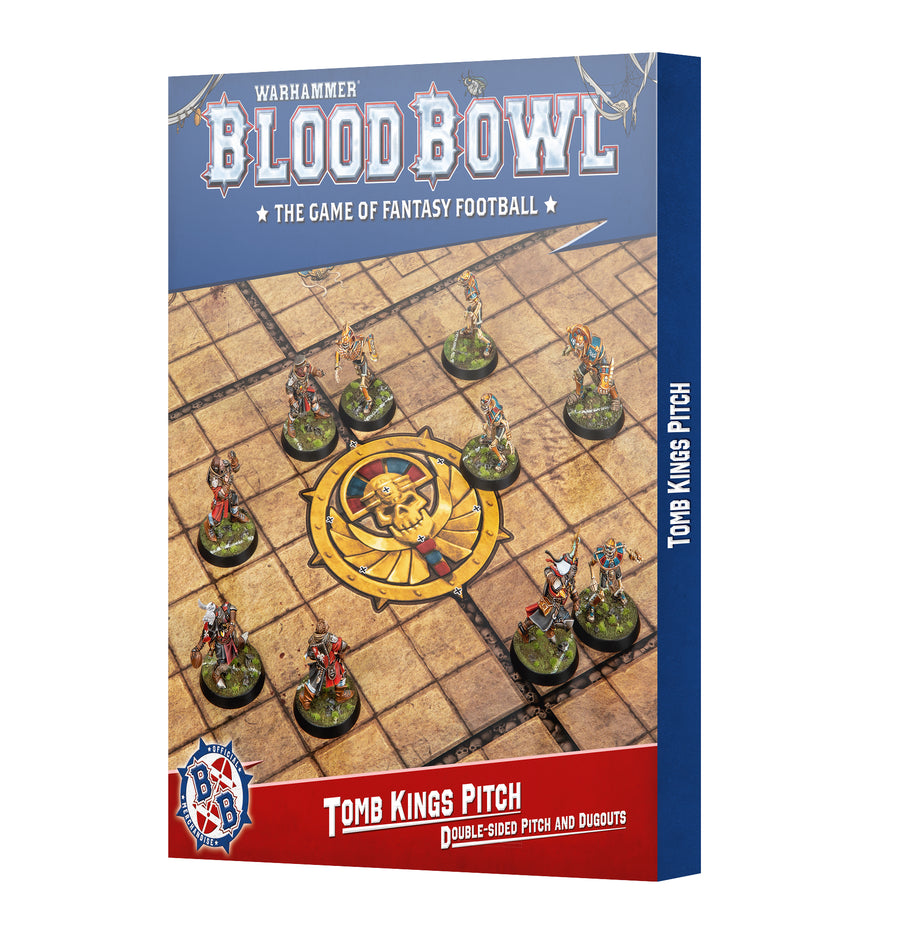 Blood Bowl - Tomb Kings Team Pitch & Dugouts