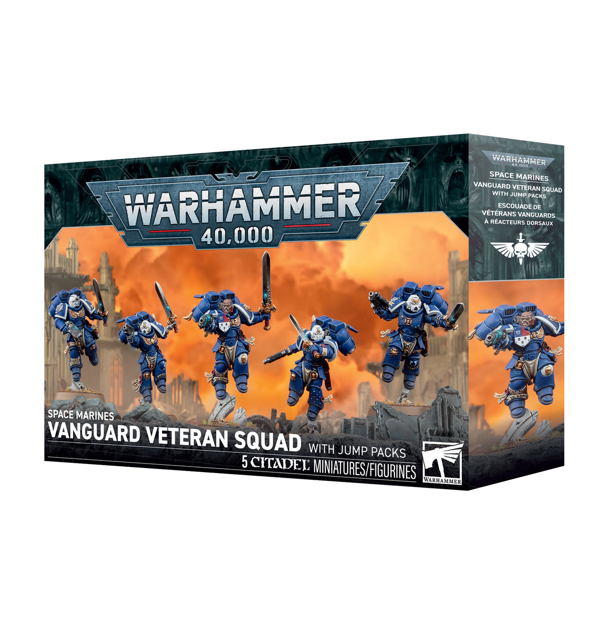 Space Marines - Vanguard Veteran Squad with Jump Packs