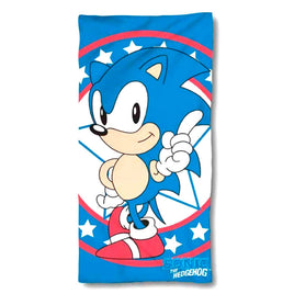 Sonic the Hedgehog Cotton Towel (Sonic the Hedgehog) Bomull Handduk