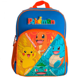 Starter Pokemon 3D Backpack 30cm (Pokemon) Ryggsäck