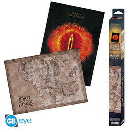 Map & Eye (Lord Of The Rings) Poster 2st