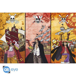 Gol D. Roger, Shanks & Luffy (One Piece) Poster