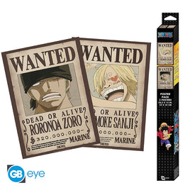 Sanji & Zoro (One Piece) Wanted Posters 2st