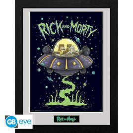 Rick & Morty - Ship (Rick & Morty) Framed Print - Inramad Bild