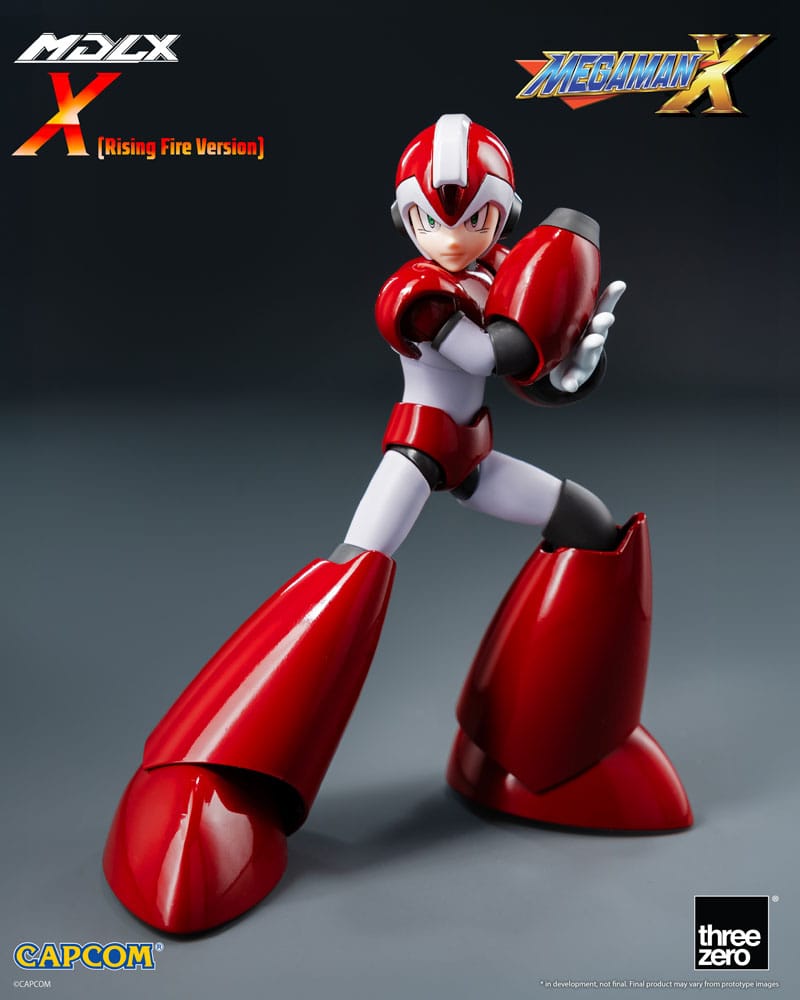 Mega Man MDLX Action Figure Rockman X / Mega Man X (Rising Fire Version) 12 cm