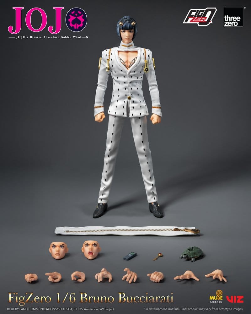 Jojo's Bizarre Adventure: Golden Wind FigZero Action Figure 1/6 Bruno Bucciarati 31 cm