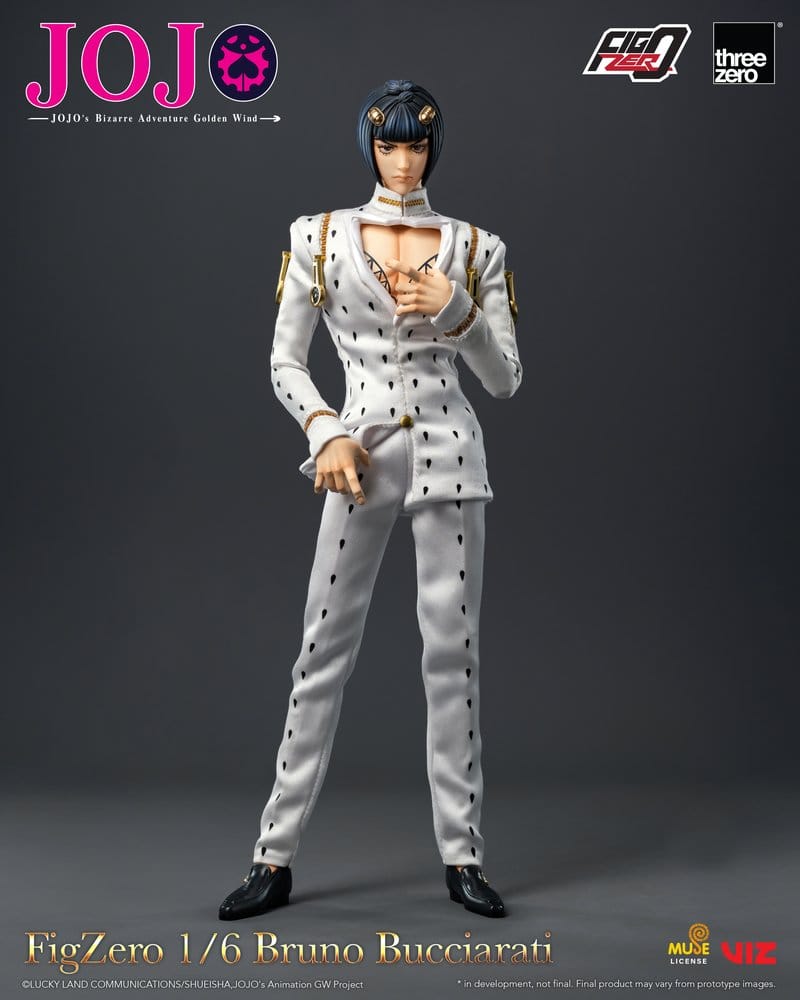 Jojo's Bizarre Adventure: Golden Wind FigZero Action Figure 1/6 Bruno Bucciarati 31 cm