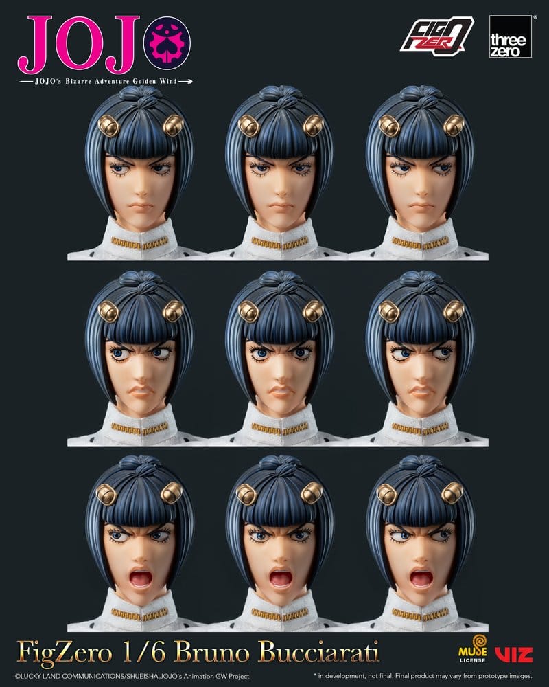 Jojo's Bizarre Adventure: Golden Wind FigZero Action Figure 1/6 Bruno Bucciarati 31 cm