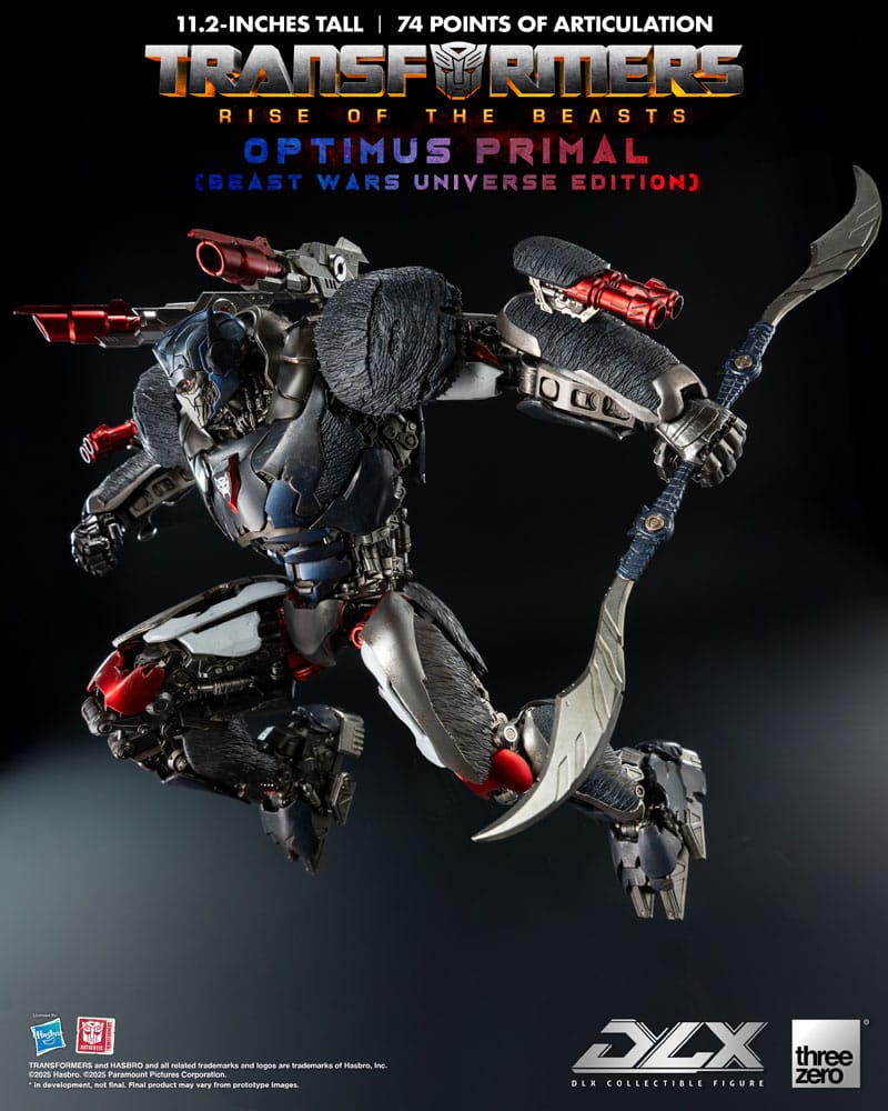 Transformers: Rise of the Beasts DLX Action Figure Optimus Primal (Beast Wars Universe Edition) 29 cm