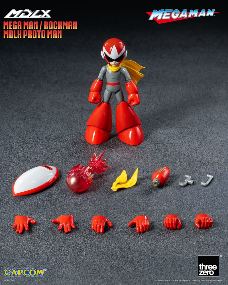 Mega Man MDLX Action Figure Rockman / Mega Man Proto Man 10 cm
