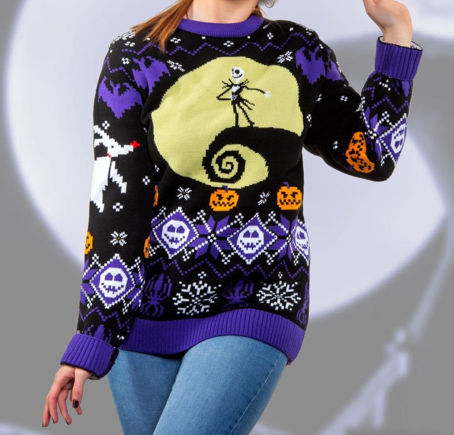 Nightmare Before Christmas Christmas Sweater 8-bit Size XXXL